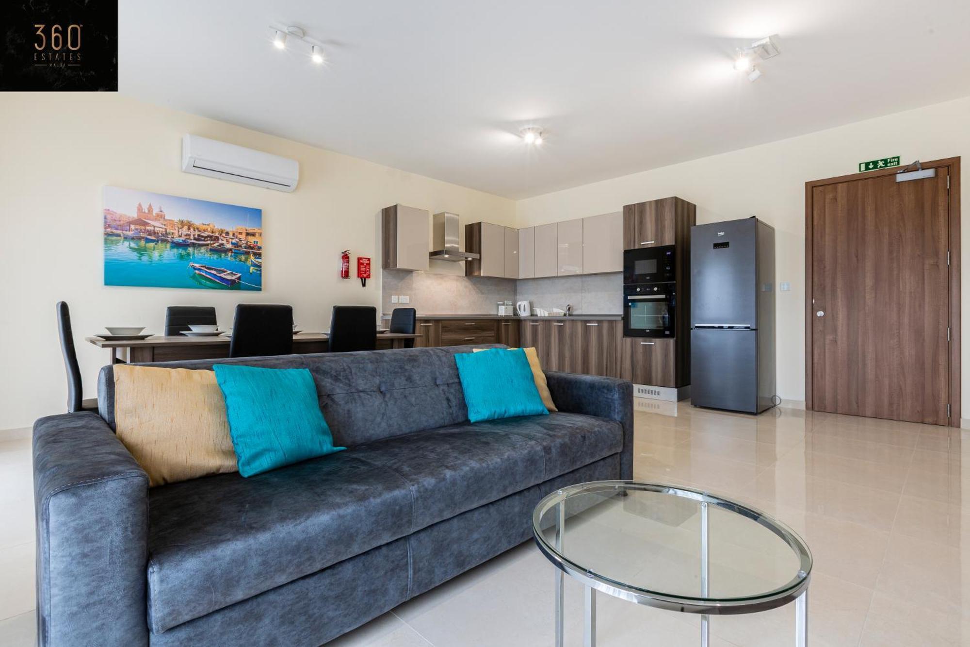 Beautiful 3Br Home With Private Balcony With Wifi & Ac By 360 Estates Marsaxlokk Esterno foto