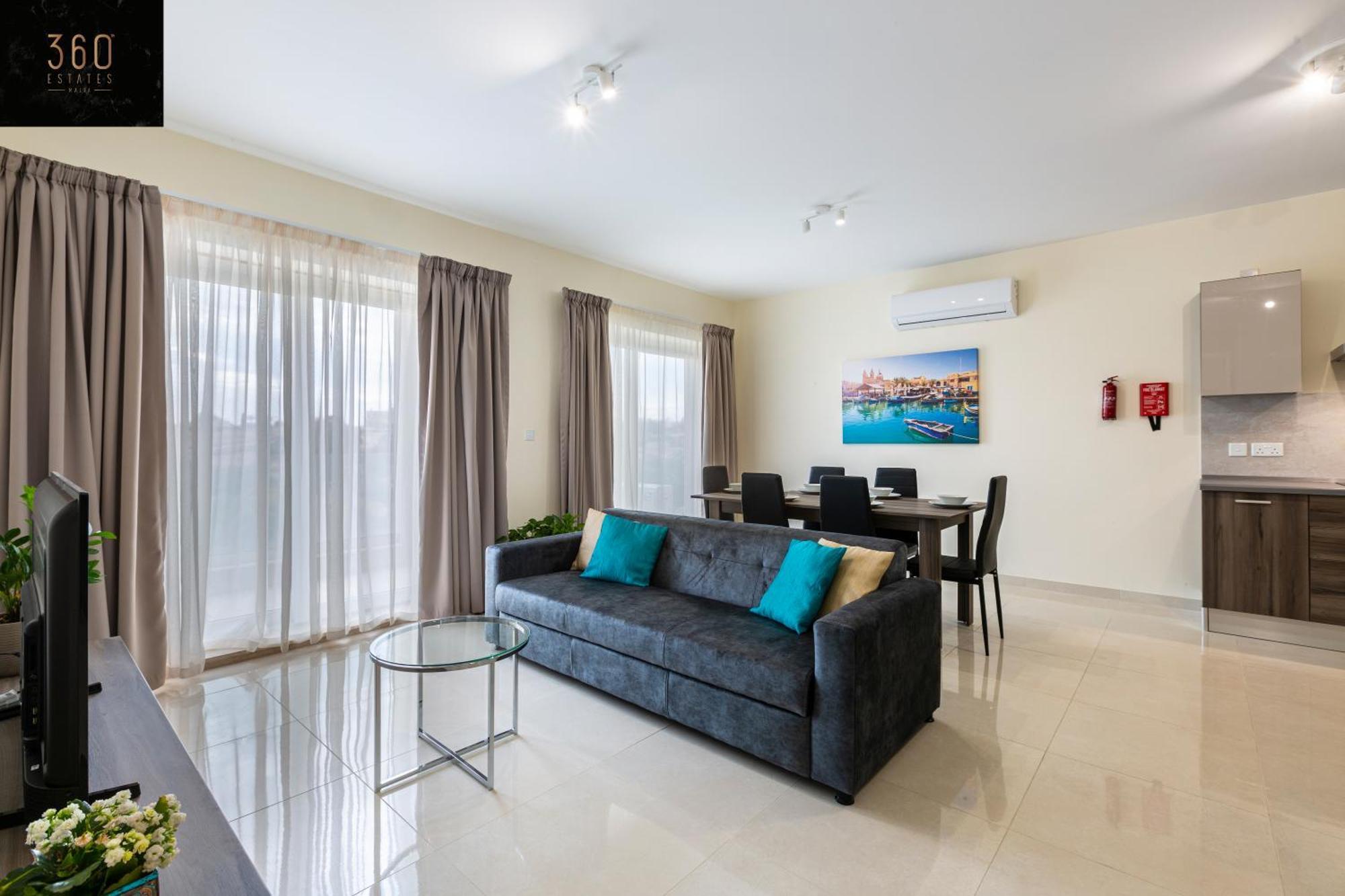 Beautiful 3Br Home With Private Balcony With Wifi & Ac By 360 Estates Marsaxlokk Esterno foto