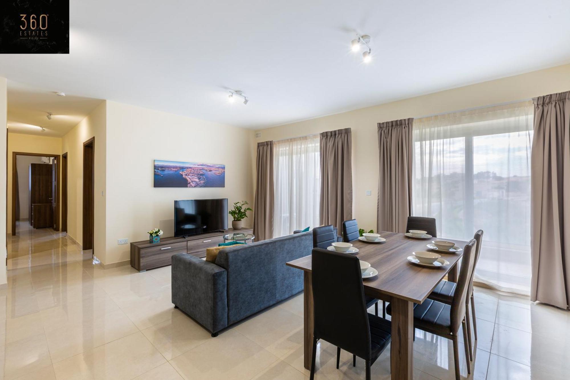 Beautiful 3Br Home With Private Balcony With Wifi & Ac By 360 Estates Marsaxlokk Esterno foto